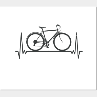 Heartbeat Bike Life Posters and Art